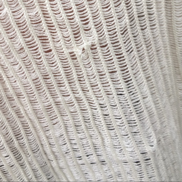 RACHEL ROY Ivory mesh knit Sweater - Picture 8 of 8
